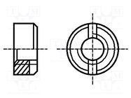 Nut; round; M10; 1.5; steel; Plating: zinc; BN 220; DIN 546 BOSSARD