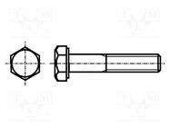 Screw; M5x60; 0.8; Head: hexagonal; steel; zinc; DIN 931; ISO 4014 BOSSARD