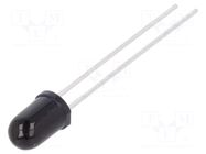 IR transmitter; 5mm; 860nm; black; 550mW; 10°; 1.7÷3.6VDC; THT ams OSRAM