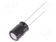 Capacitor: electrolytic; bipolar; THT; 330uF; 6.3VDC; Ø8x11.5mm NICHICON