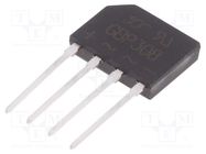 Bridge rectifier: single-phase; Urmax: 800V; If: 3A; Ifsm: 90A; flat YANGJIE TECHNOLOGY