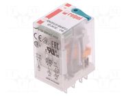 Relay: electromagnetic; DPDT; Ucoil: 24VDC; Icontacts max: 24A RELPOL
