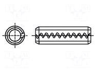 Springy stud; spring steel; BN 879; Ø: 2mm; L: 14mm BOSSARD