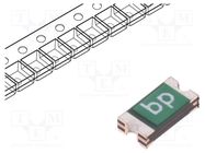 Fuse: PTC polymer; 750mA; Imax: 100A; 0ZCJ; 1206 BEL FUSE