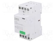 Contactor: 4-pole installation; 32A; 24VAC; NO x4 ISKRA