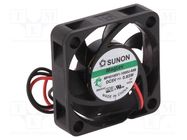 Fan: DC; axial; 5VDC; 40x40x10mm; 13.52m3/h; 27.3dBA; Vapo; 7000rpm SUNON