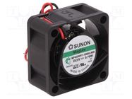 Fan: DC; axial; 5VDC; 40x40x20mm; 15.04m3/h; 25.5dBA; Vapo; 7000rpm SUNON