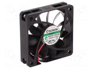 Fan: DC; axial; 24VDC; 60x60x15mm; 44.62m3/h; 34.2dBA; Vapo; 4700rpm SUNON