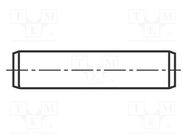 Cylindrical stud; steel; BN 1208; Ø: 1mm; L: 2mm BOSSARD