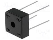 Bridge rectifier: single-phase; Urmax: 50V; If: 2A; Ifsm: 45A; KBPC1 YANGJIE TECHNOLOGY