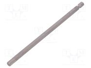 Screwdriver bit; hex key; HEX 6mm; Overall len: 152mm WERA