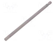 Screwdriver bit; hex key; HEX 6mm; 1/4"; Overall len: 152mm WERA
