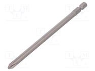 Screwdriver bit; Phillips; PH2; Overall len: 127mm WERA