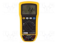 Digital multimeter; LCD; (6000); Bargraph: 61segm; 5x/s; True RMS CHAUVIN ARNOUX