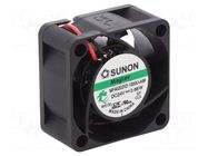 Fan: DC; axial; 24VDC; 40x40x20mm; 13.01m3/h; 21dBA; Vapo; 6000rpm SUNON