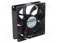 Fan: DC; axial; 24VDC; 92x92x25mm; 66.76m3/h; 28dBA; Vapo; 2400rpm SUNON