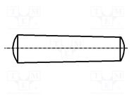 Cone stud; steel; BN 861; Ø: 2mm; L: 14mm; DIN 1; ISO 2339 BOSSARD