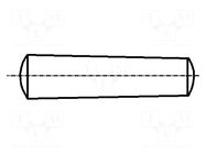 Cone stud; steel; BN 861; Ø: 2mm; L: 14mm; DIN 1; ISO 2339 BOSSARD