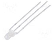 LED; red/yellow-green; 3mm; 30°; Front: convex; 1.8÷2.4/1.8÷2.5VDC FORYARD