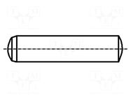 Cylindrical stud; steel; BN 857; Ø: 1.5mm; L: 14mm; DIN 6325 BOSSARD