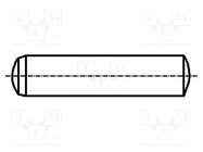 Cylindrical stud; hardened steel; BN 858; Ø: 2.5mm; L: 30mm BOSSARD