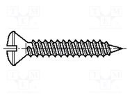 Screw; 2.9x13; Head: countersunk; slotted; 0,8mm; hardened steel BOSSARD