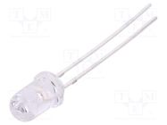 LED; 5mm; red; 500÷1000mcd; 15°; Front: convex; 1.8÷2.4VDC FORYARD