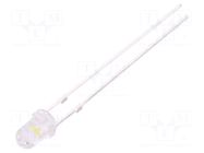 LED; yellow (fluorescent yellow-green); 3mm; 7000÷8400mcd; 30° OPTOSUPPLY