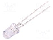 IR transmitter; 5mm; transparent; 60mW; 15°; λp max: 940nm; THT OPTOSUPPLY