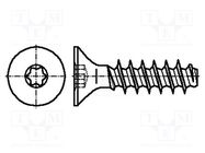 Screw; for plastic; 2.2x8; Head: countersunk; Torx®; TX06; zinc BOSSARD