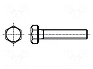 Screw; M5x6; 0.8; Head: hexagonal; brass; without coating; DIN 933 BOSSARD
