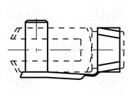 Safety pin; steel; BN 484; L: 20mm; Øout: 10mm BOSSARD