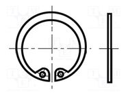 Circlip; stainless steel; 21mm; BN 683; Ring: internal; DIN 472 BOSSARD