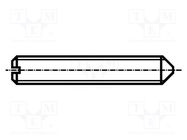 Screw; M1.6x3; 0.35; Head: without head; slotted; 0,25mm; DIN 553 BOSSARD