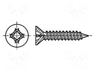 Screw; 3.5x9.5; Head: countersunk; Phillips; PH2; ISO 7050 KRAFTBERG