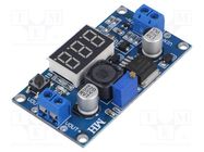 Converter: step down; Uout: 1.25÷37V; Uin: 4÷40V; 3A; 88%; 66x36mm DFROBOT