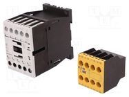 Contactor: 3-pole; NO x3; Auxiliary contacts: NC x3,NO x2; 24VDC EATON ELECTRIC