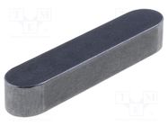 Parallel key; BN 870; DIN 6885; carbon steel; W: 4mm; H: 4mm; L: 50mm BOSSARD