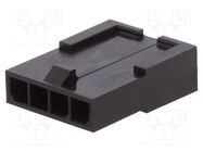 Connector: wire-wire; plug; male; Micro-Fit 3.0; 3mm; PIN: 4; 5A MOLEX