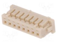 Connector: wire-board; plug; female; DF13; 1.25mm; PIN: 8; for cable HIROSE