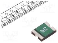 Fuse: PTC polymer; 50mA; Imax: 10A; 0ZCH; 1210 BEL FUSE