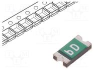 Fuse: PTC polymer; 100mA; Imax: 10A; 0ZCJ; 1206 BEL FUSE