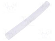 Insulating tube; silicone; transparent; -50÷200°C; Øint: 6mm FAVIER