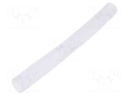 Insulating tube; silicone; transparent; -50÷200°C; Øint: 6mm FAVIER