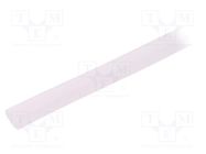 Insulating tube; silicone; transparent; -50÷200°C; Øint: 4mm FAVIER