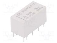 Relay: electromagnetic; DPDT; Ucoil: 12VDC; 3A; 1A/125VAC; 3A/30VDC HONGFA RELAY