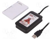 RFID card tester set; 4.3÷5.5V; USB; 155x100x35mm ELATEC