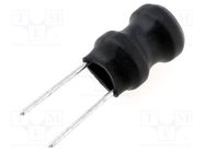 Inductor: wire; THT; 1mH; 750mA; 1.5Ω; ±10%; Ø10x12mm; vertical FERROCORE