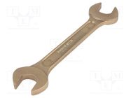 Wrench; spanner; 19mm,20mm; Overall len: 182mm; aluminum bronze BAHCO