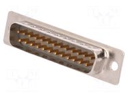 Connector: D-Sub; PIN: 25; plug; male; for cable; straight HARTING
